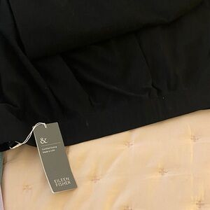 Eileen Fisher Black Straight Leg Pants